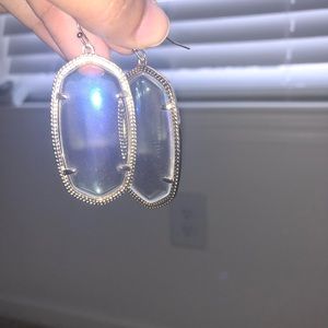 Kendra Scott Clear iridescent Daniele Earrings